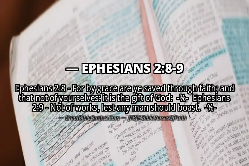 Image for EPHESIANS 2:8-9 Bible verse