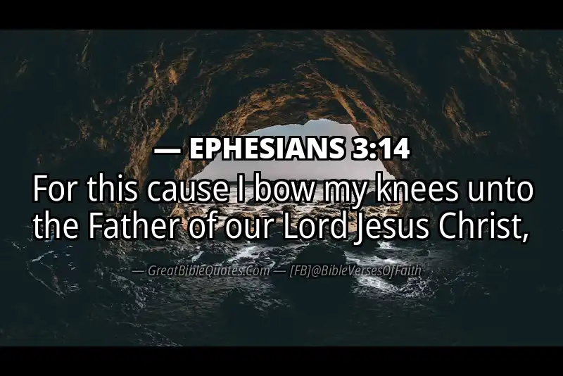 EPHESIANS 3:14 Verse
