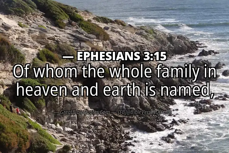 EPHESIANS 3:15 Verse