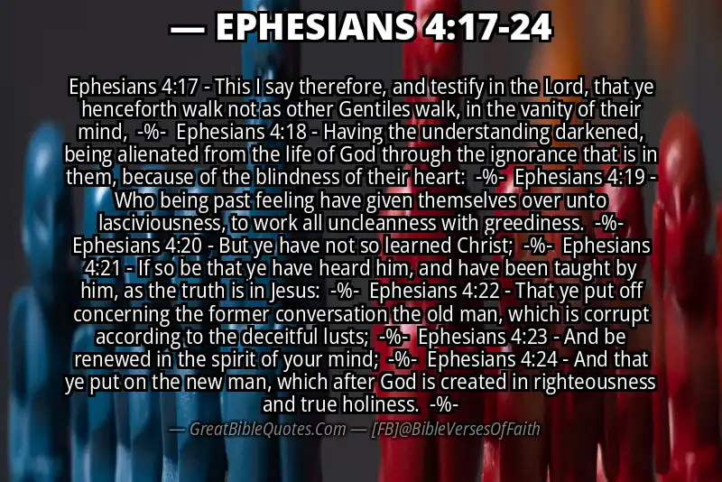 Image for EPHESIANS 4:17-24 Bible verse