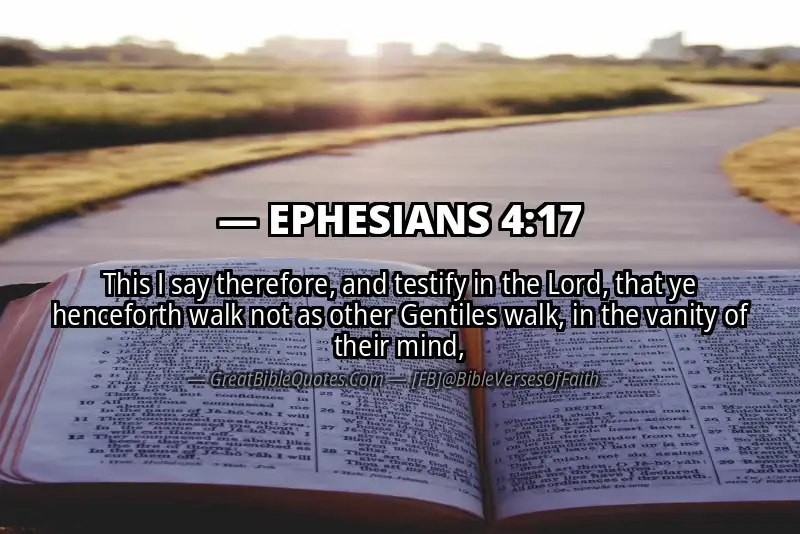EPHESIANS 4:17 Verse
