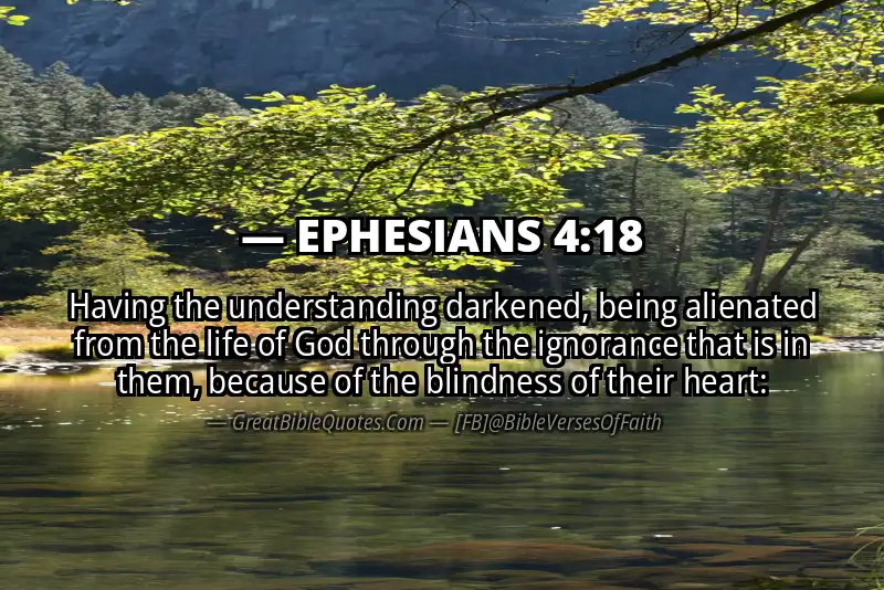 EPHESIANS 4:18 Verse