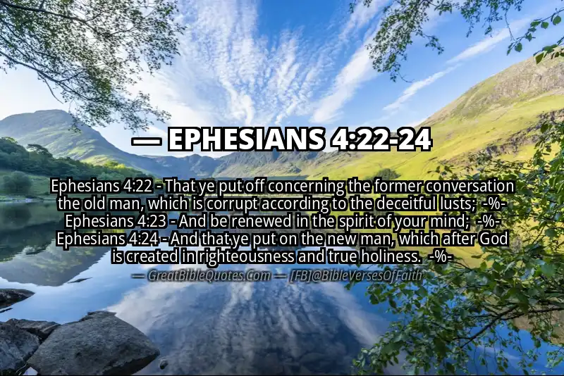 Image for EPHESIANS 4:22-24 Bible verse