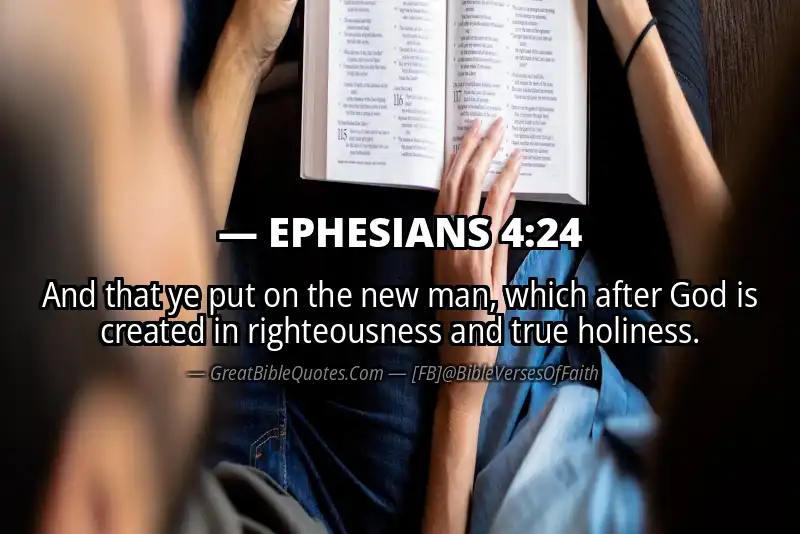Image for EPHESIANS 4:24 Bible verse