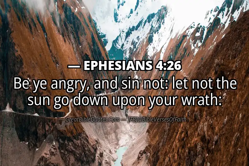 Image for EPHESIANS 4:26 Bible verse