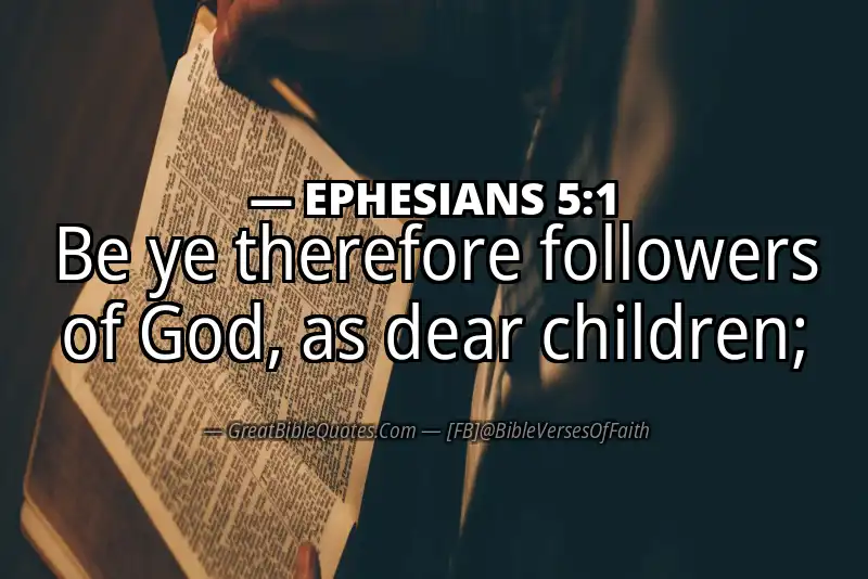 EPHESIANS 5:1 Verse
