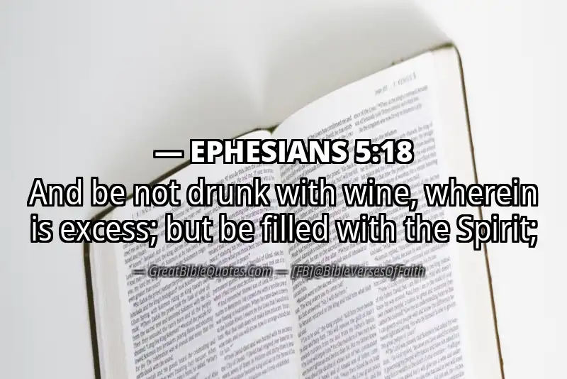EPHESIANS 5:18 Verse Image
