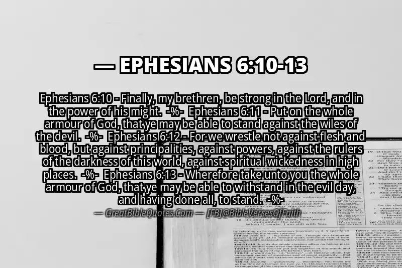 Image for EPHESIANS 6:10-13 Bible verse