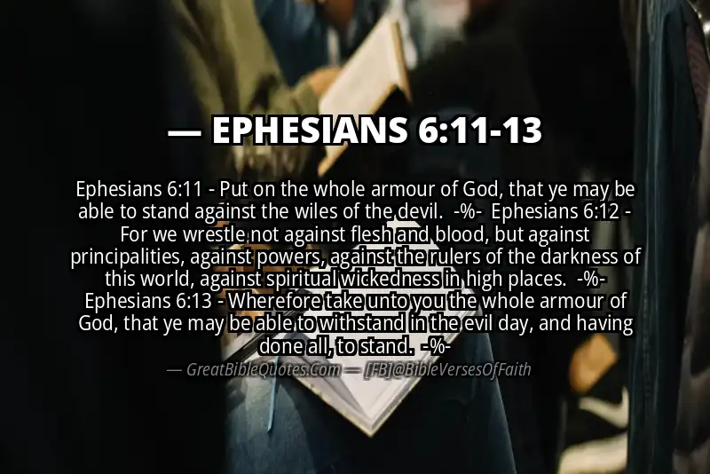 Image for EPHESIANS 6:11-13 Bible verse