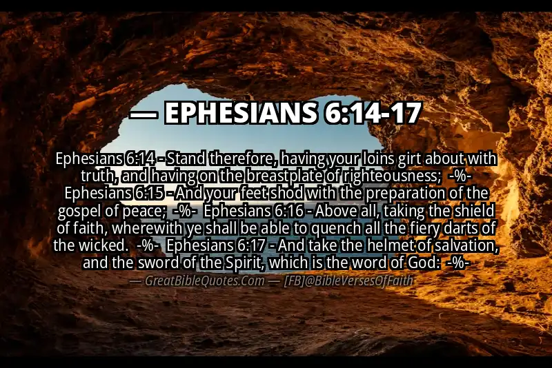 Image for EPHESIANS 6:14-17 Bible verse