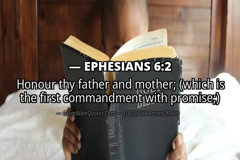 EPHESIANS 6:2 Verse