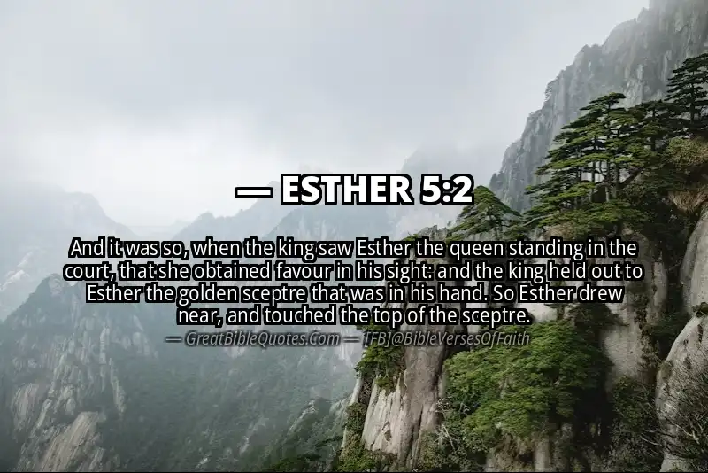 ESTHER 5:2 Verse