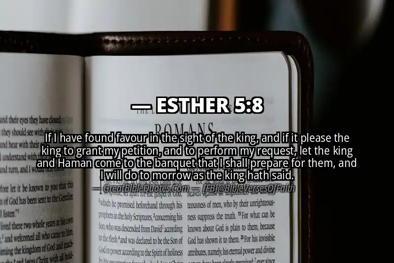 ESTHER 5:8 Verse