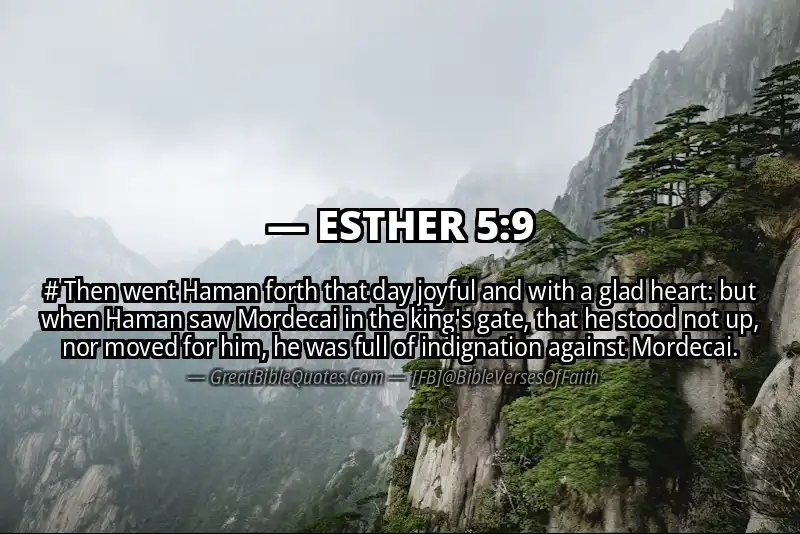 ESTHER 5:9 Verse