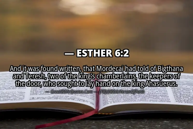 ESTHER 6:2 Verse