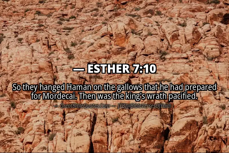 ESTHER 7:10 Verse