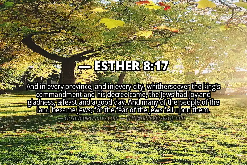ESTHER 8:17 Verse