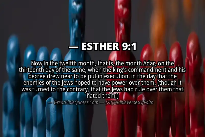 ESTHER 9:1 Verse