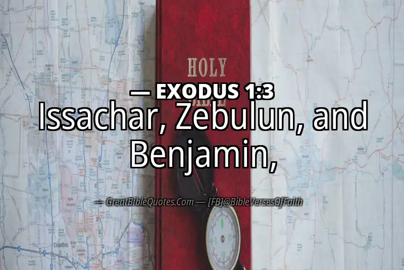 EXODUS 1:3 Verse