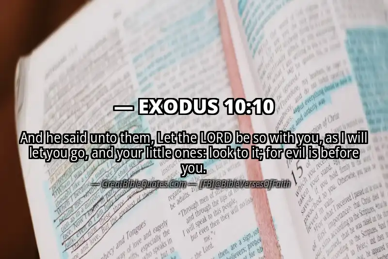 EXODUS 10:10 Verse