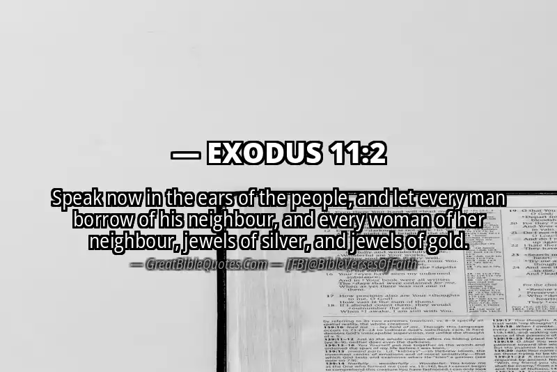 EXODUS 11:2 Verse