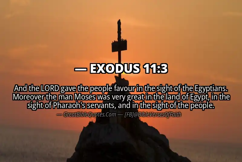 EXODUS 11:3 Verse