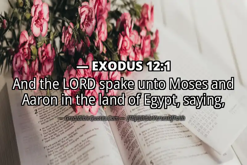EXODUS 12:1 Verse Image
