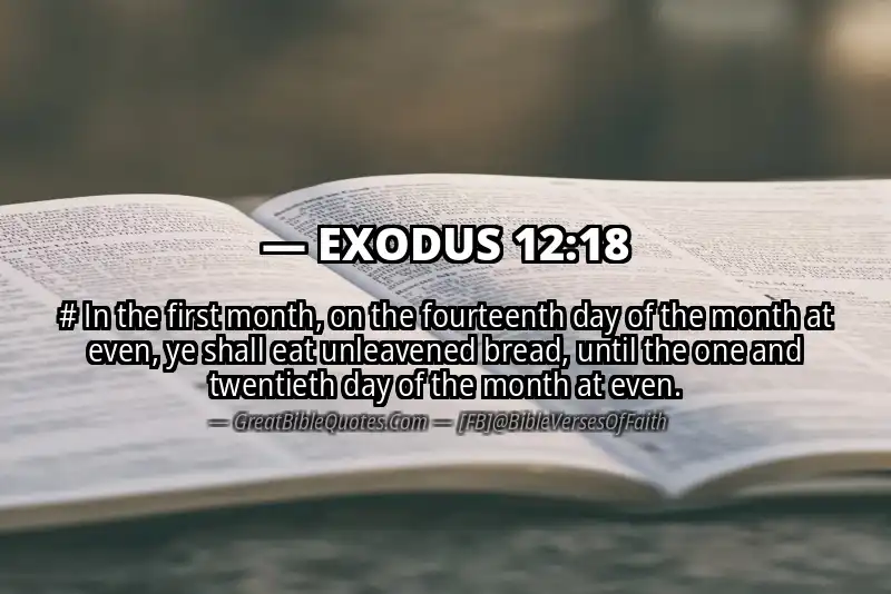 EXODUS 12:18 Verse