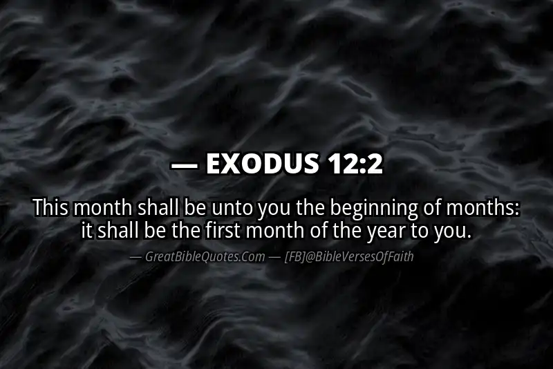 EXODUS 12:2 Verse Image