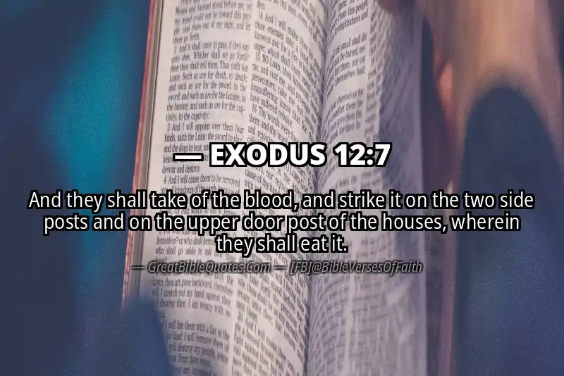 EXODUS 12:7 Verse