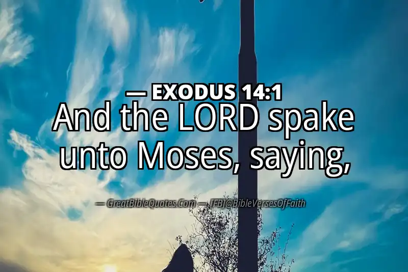 EXODUS 14:1 Verse