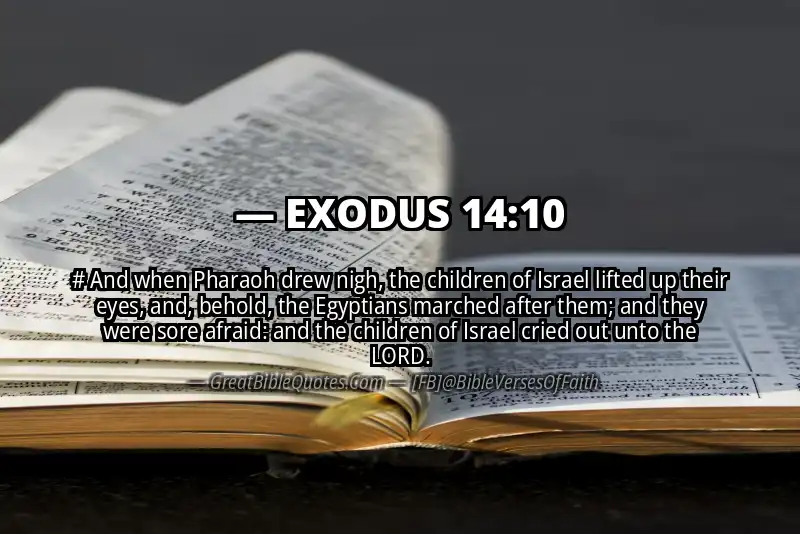 EXODUS 14:10 Verse