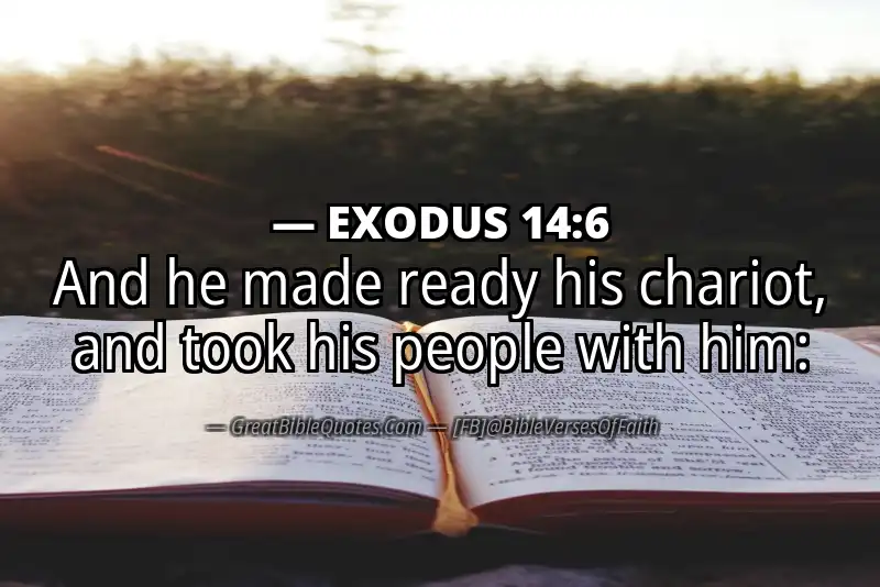 EXODUS 14:6 Verse