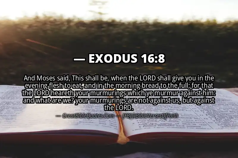 EXODUS 16:8 Verse