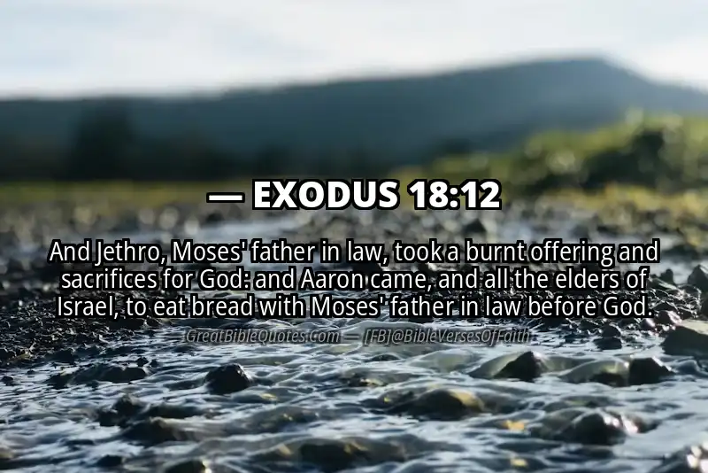 EXODUS 18:12 Verse