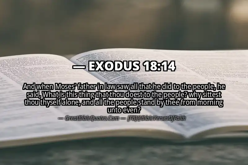 EXODUS 18:14 Verse