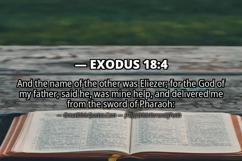 EXODUS 18:4 Verse
