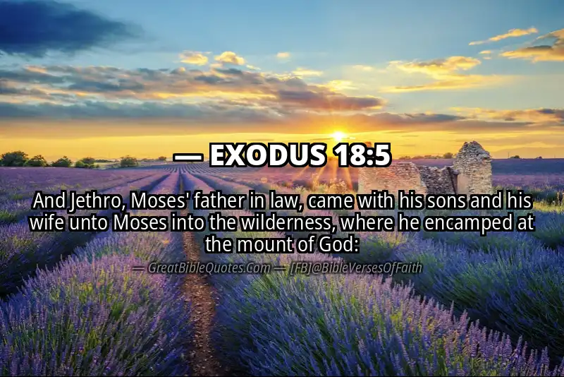 EXODUS 18:5 Verse