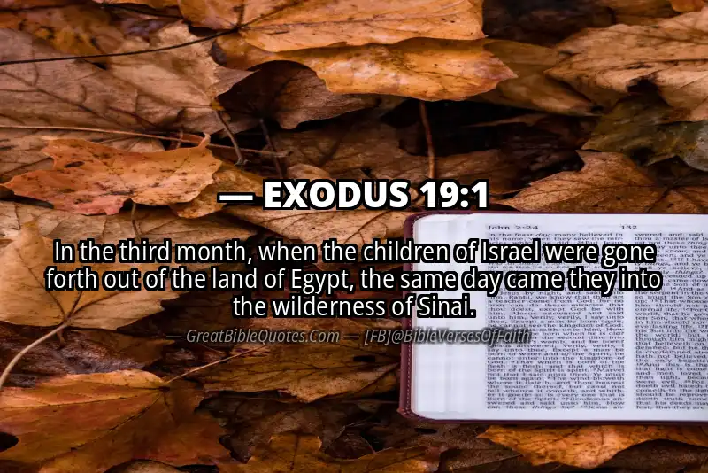 EXODUS 19:1 Verse