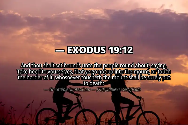 EXODUS 19:12 Verse