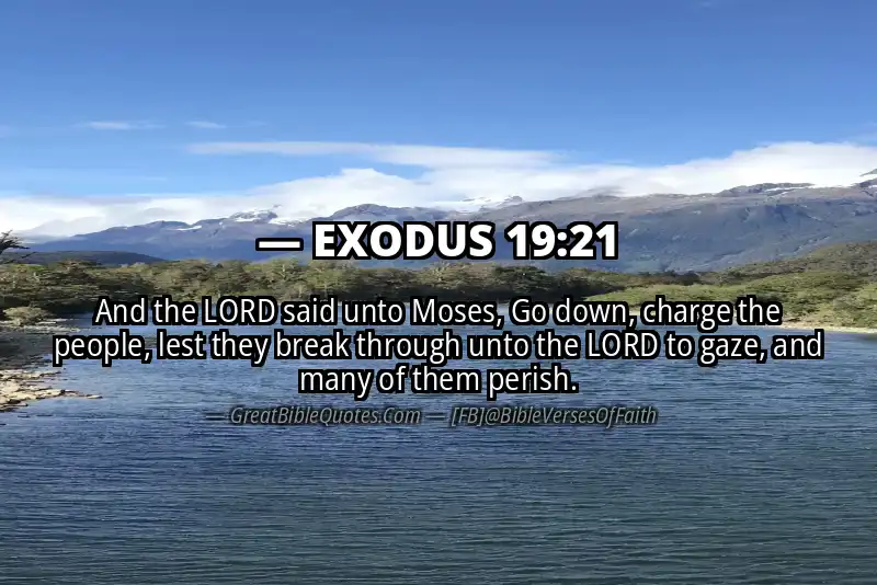 EXODUS 19:21 Verse