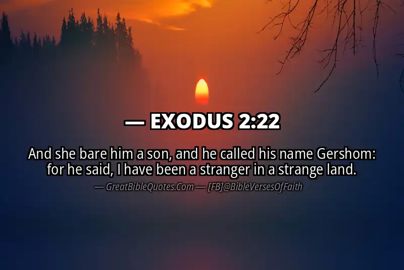 EXODUS 2:22 Verse
