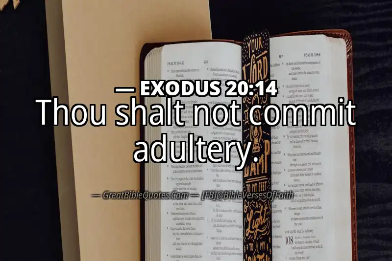 EXODUS 20:14 Verse