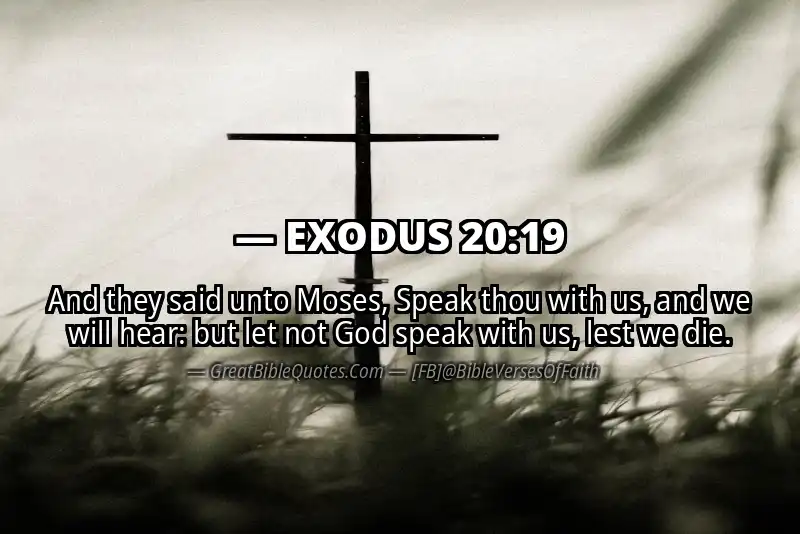 EXODUS 20:19 Verse