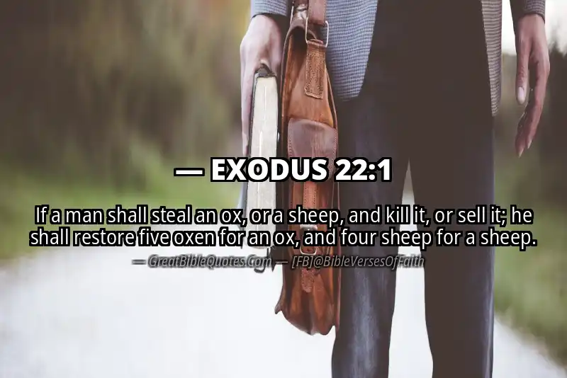 EXODUS 22:1 Verse Image