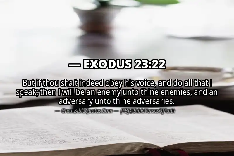 EXODUS 23:22 Verse