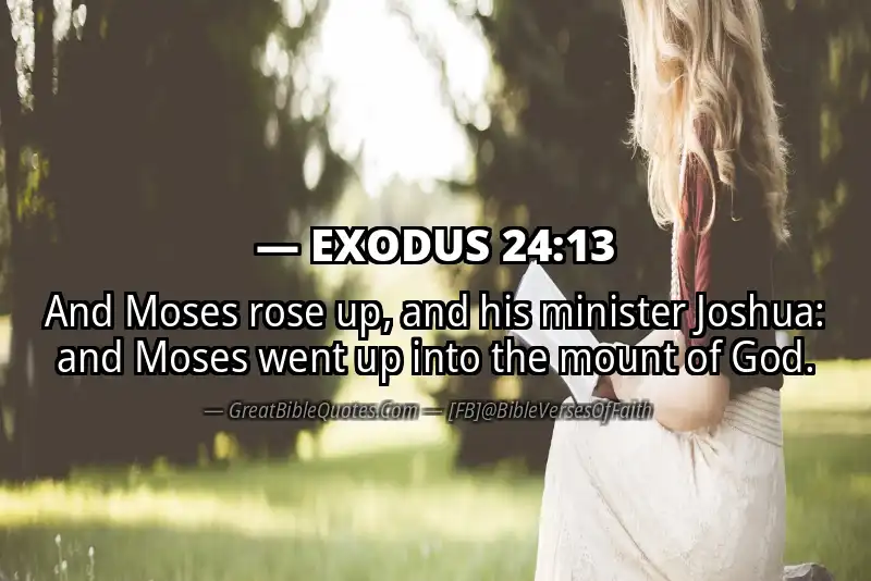 EXODUS 24:13 Verse