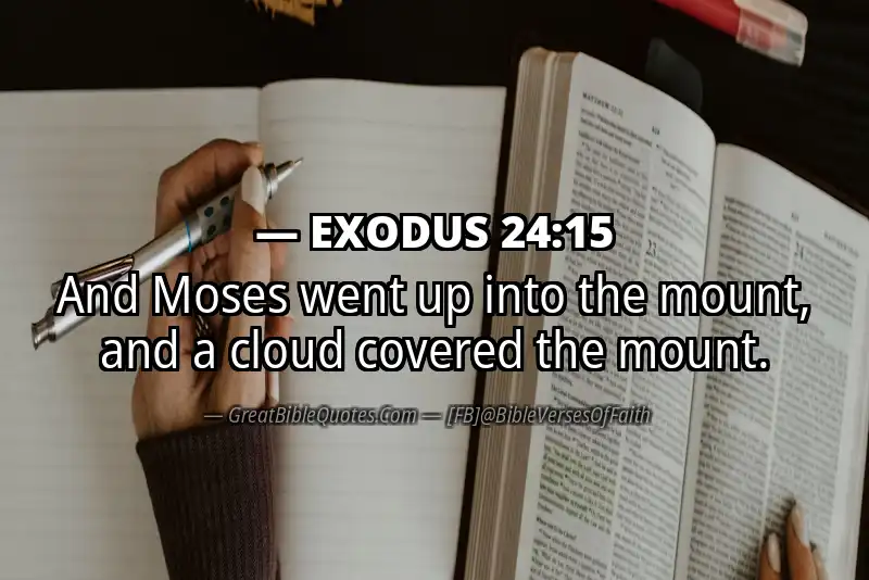 EXODUS 24:15 Verse
