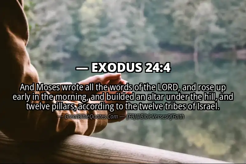 EXODUS 24:4 Verse