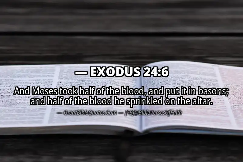 EXODUS 24:6 Verse